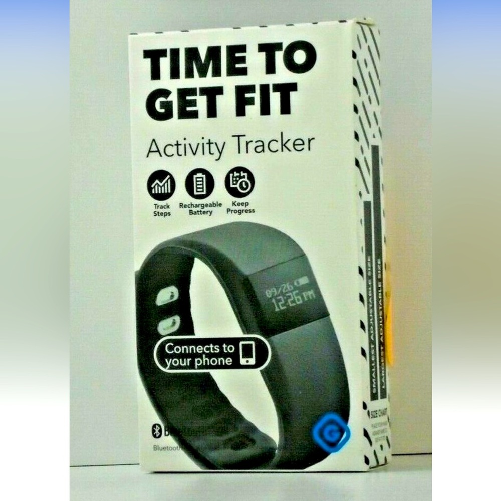 Activity Tracker. Band in good condition. Comes with charger. Connects to phone!